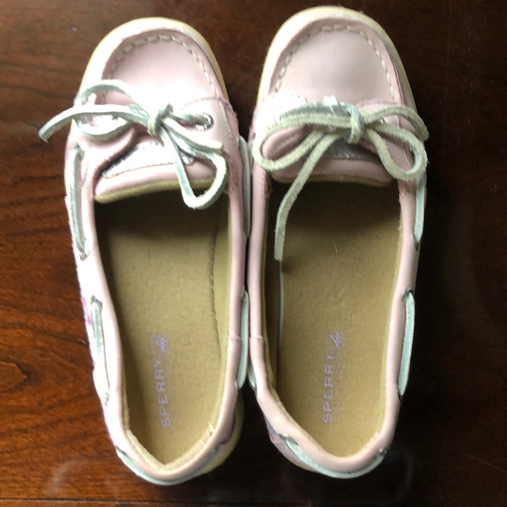 Sperry Anglefish Leather Pink Shoes great condition